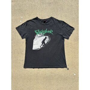 Vintage Quicksilver Surfer / Skater graphic T Shirt Sunfaded